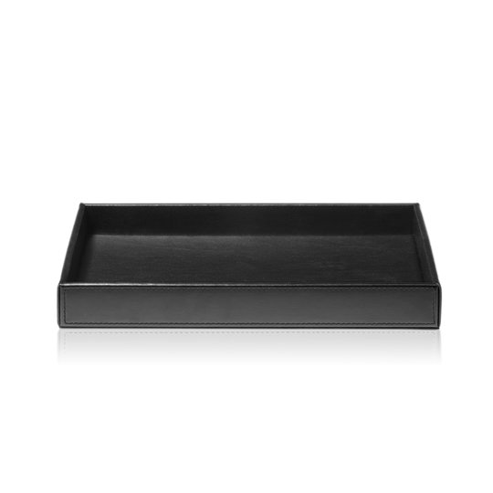 Лоток Decor Walther Brownie TAB L, имитация кожи черная (0930160) Боксы для универсальных предназначений Decor Walther