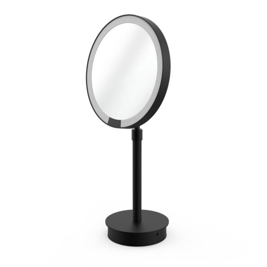 Косметическое зеркало Decor Walther Round JUST LOOK SR, черный матовый (0121960) Косметические зеркала Decor Walther