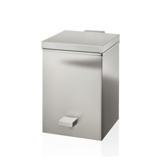 Ведро с педалью Decor Walther Cube TE 75 SC, никель сатинированный (0614634) Мусорные ведерки Decor Walther