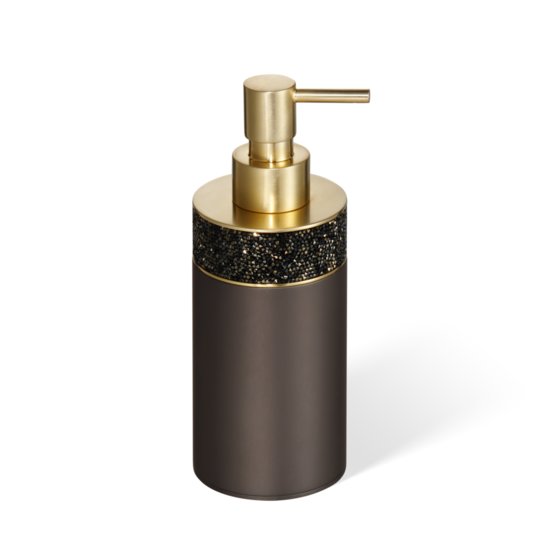 Дозатор для мыла Decor Walther Rocks SSP 1, темная бронза/золото матовое (0933641) Дозаторы жидкого мыла Decor Walther