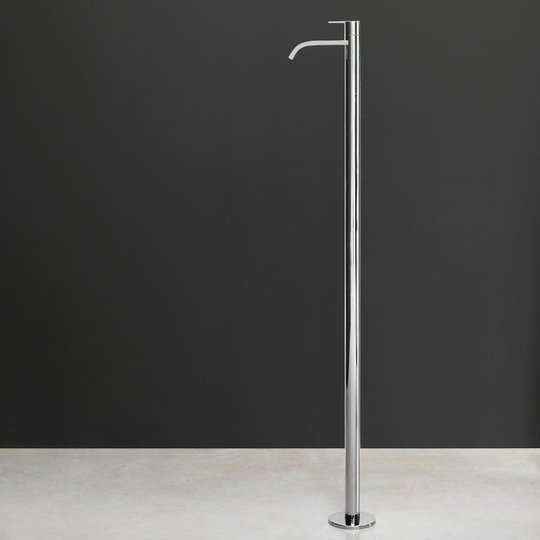 Напольный смеситель для раковины NIC Design Solo, глянцевый хром (NC.SO0014est) Для раковины Хром