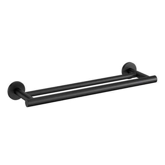 Полотенцедержатель подвійний 590 мм Cosmic ARCHITECT s+, чорний матовий (2353660) Полотенцедержателі Cosmic