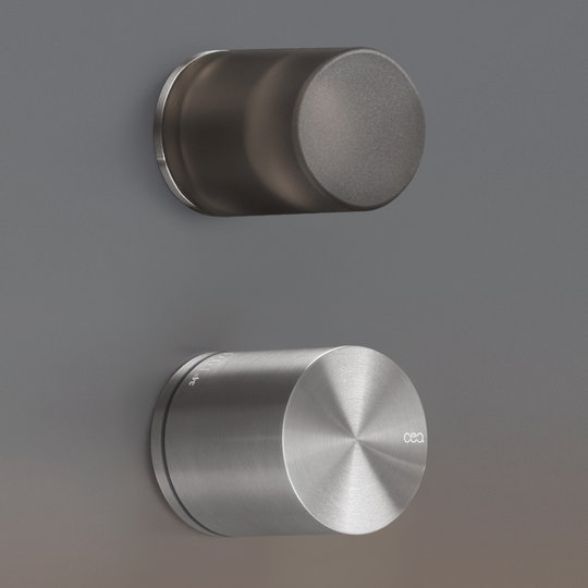 Термостатический смеситель на 1 потребитель CEA Up&Down, Anthracite grey (UDT75-G-S) Для ванны, Для душа Нерж. сталь, Серый, Темно-серый