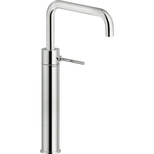 Высокий смеситель для раковины Nobili Velis, inox (VE125158/2IX) Для раковины Нерж. сталь
