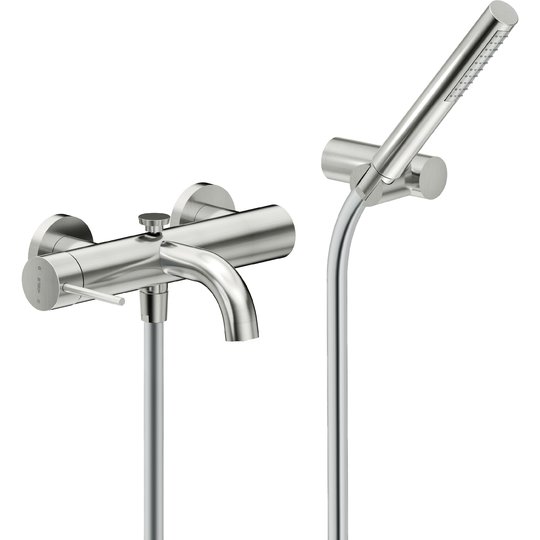Змішувач для ванни Nobili Velis, inox (VE125110IX) Для ванни Нерж. сталь