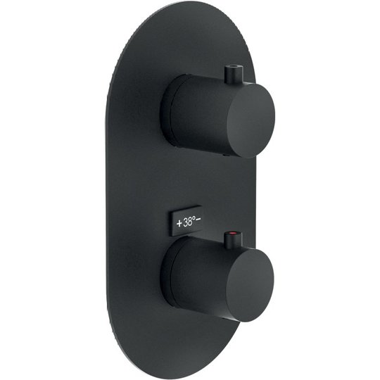 Термостатический смеситель для душа Nobili Velis, velvet black (WE00101/TBM) Для душа Черный матовый