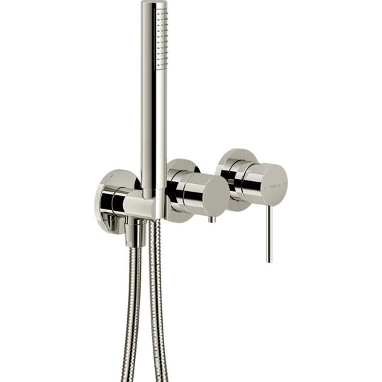 Смеситель для душа Nobili Velis, nickel pvd (WESK100/1VENLP) Для ванны, Для душа Никель