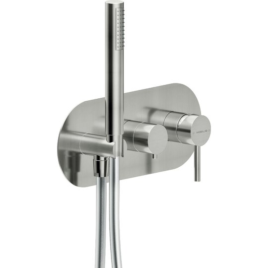 Змішувач для душу Nobili Velis, inox (WESK100 / VEIX) Для ванни, Для душа Нерж. сталь