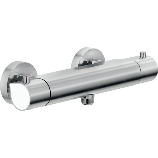 Термостатичний змішувач для душу Nobili Dress, inox T. E. A.+ and FENIX NTM® bianco kos (DS106030TBK) Для душа Нержавіюча сталь/білий
