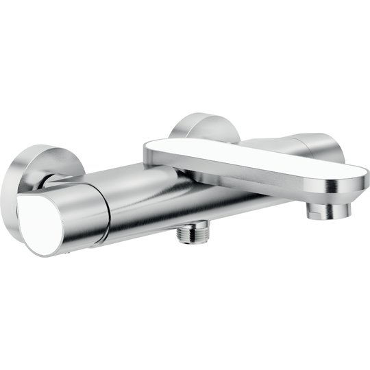 Смеситель для ванны Nobili Dress, inox T.E.A.+ and FENIX NTM® bianco kos (DS106110/1TBK) Для ванны Нержавеющая сталь/белый
