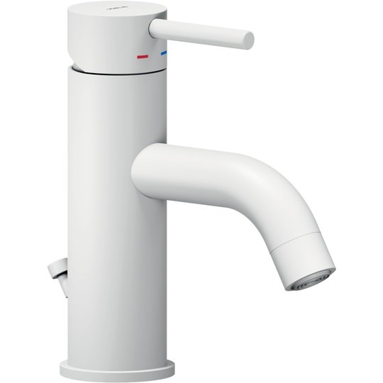 Смеситель для раковины Nobili Live, polar white (LV00118/1WM) Для раковины Белый матовый