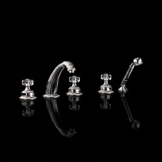 Смеситель для ванны врезной Devon&Devon King, хром (EXC-KN150CR) Для ванны Хром