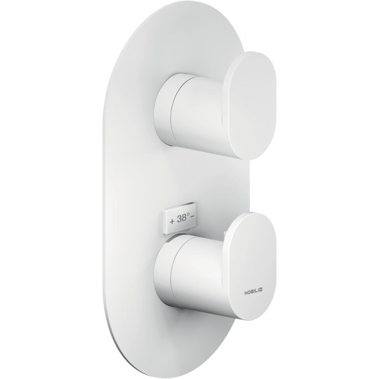 Термостатический смеситель для душа Nobili Yoyo, polar white (UP94101WM) Для душа Белый матовый