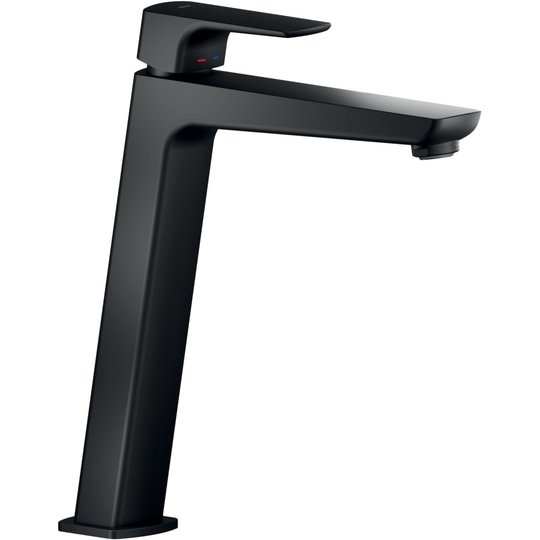 Высокий смеситель для раковины Nobili Acquaviva, velvet black (VV103128/2BM) Для раковины Черный матовый