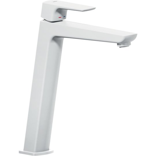 Высокий смеситель для раковины Nobili Acquaviva, polar white (VV103128/2WM) Для раковины Белый матовый