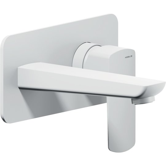 Настенный смеситель для раковины Nobili Acquaviva, polar white (VV103198WM) Для раковины Белый матовый