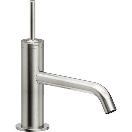 Смеситель для раковины с длинным изливом Nobili Acquerelli, inox (AJ93118/20IX) Для раковины Нерж. сталь