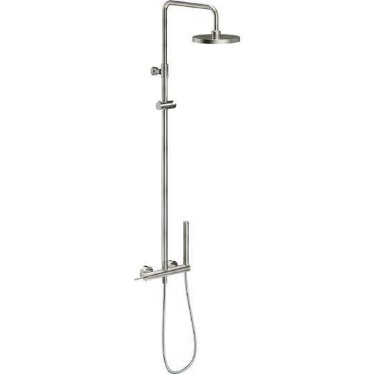 Душевая система с телескопической штангой Nobili Acquerelli, inox (AJ93130/50IX) Душевые стойки Нерж. сталь