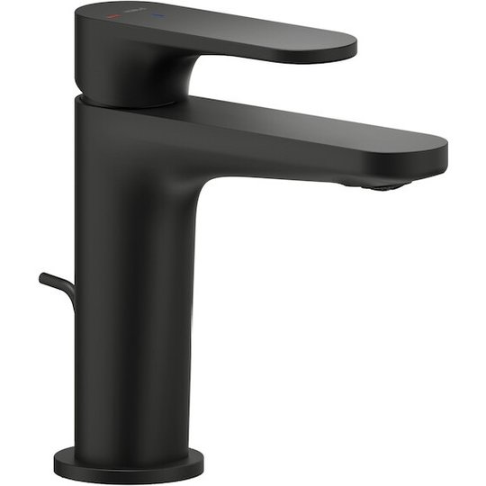 Смеситель для раковины энергосберегающий Nobili Yoyo, velvet black (YOE126118/1BM) Для раковины Черный матовый