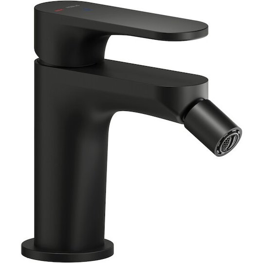 Смеситель для биде энергосберегающий Nobili Yoyo, velvet black (YOE126119/1BM) Для биде Черный матовый