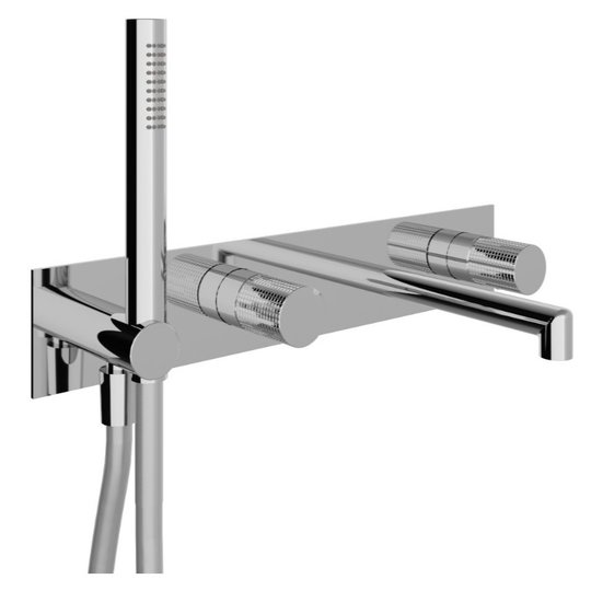 Смеситель для ванны скрытого монтажа Treemme T30, хром (RWIT5BD7CCZ4) Для ванны, Для душа Хром
