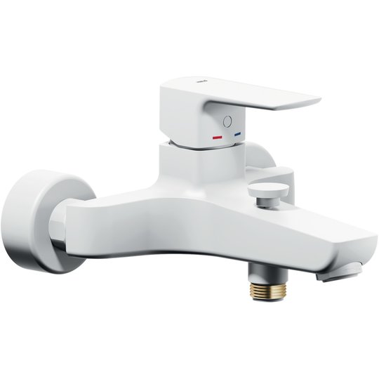 Смеситель для ванны Nobili Acquaviva, polar white (VV103110/1WM) Для ванны Белый матовый