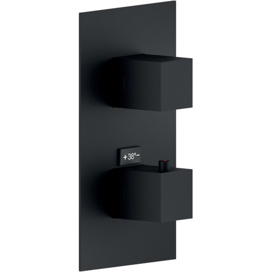 Термостатический смеситель для душа Nobili Seven, velvet black (WE00101/QBM) Для душа Черный матовый