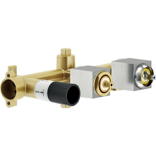 Прихована частина змішувача Nobili Ray, inox (WE81200 / QIX) Nobili Коллекция Ray 