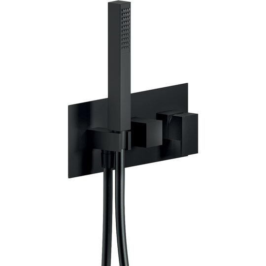 Смеситель для душа Nobili Ray, velvet black (WESK100/QBM) Для ванны, Для душа Черный матовый