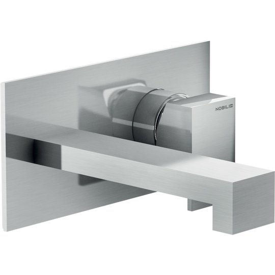 Настенный смеситель для раковины Nobili Mia, inox (MI102198IX) Для раковины Нерж. сталь
