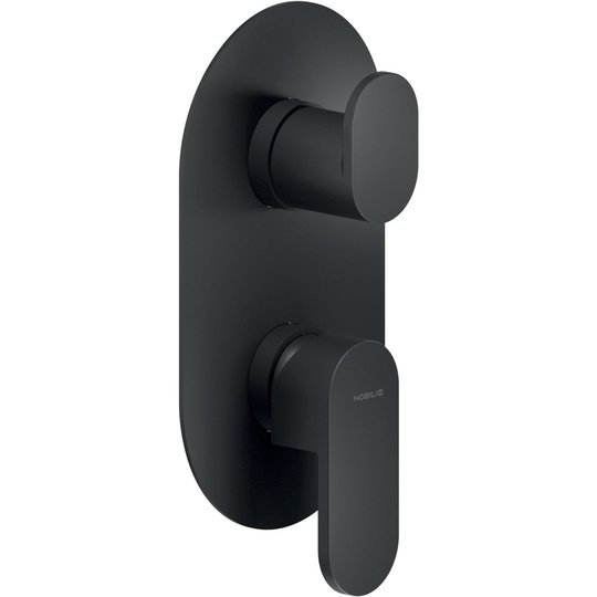Смеситель для душа на 2 выхода Nobili Up, velvet black (WE81102/UPBM) Для душа Черный матовый