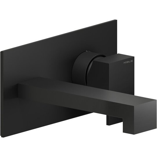 Настенный смеситель для раковины Nobili Mia, velvet black (MI102198BM) Для раковины Черный матовый
