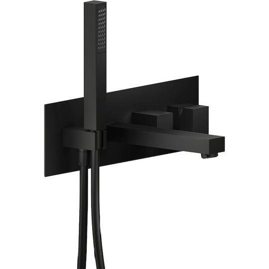 Смеситель для ванны на 2 выхода Nobili Mia, velvet black (WEBK110/90QBM) Для ванны Черный матовый