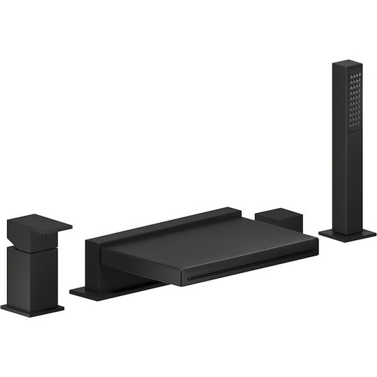 Смеситель на борт ванны Nobili Mia, velvet black (WEBK110/9QBM) Для ванны Черный матовый