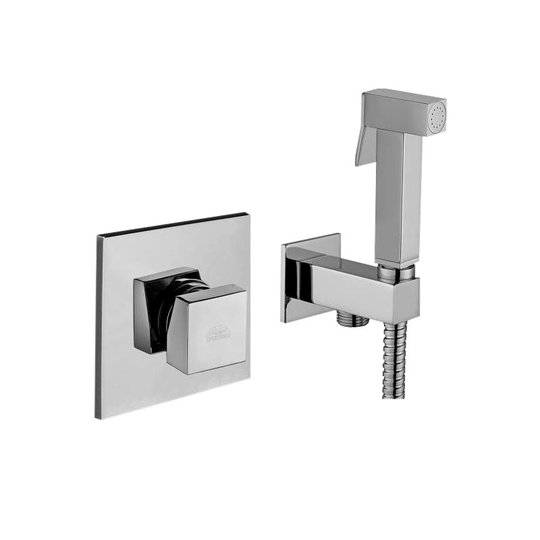 Гігієнічний душ Paffoni Tweet Square, хром( KITDUP112CR) Гігієнічні душі Хром