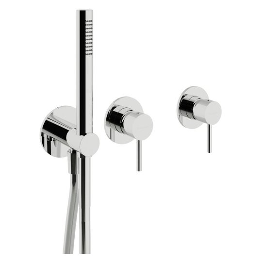 Смеситель для ванны скрытого монтажа Treemme X-change mono, хром (RWIT58D9CC01) Для ванны, Для душа Хром