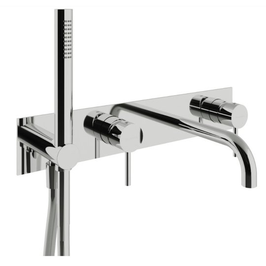 Смеситель для ванны скрытого монтажа Treemme X-change mono, хром (RWIT75D7CC01) Для ванны, Для душа Хром