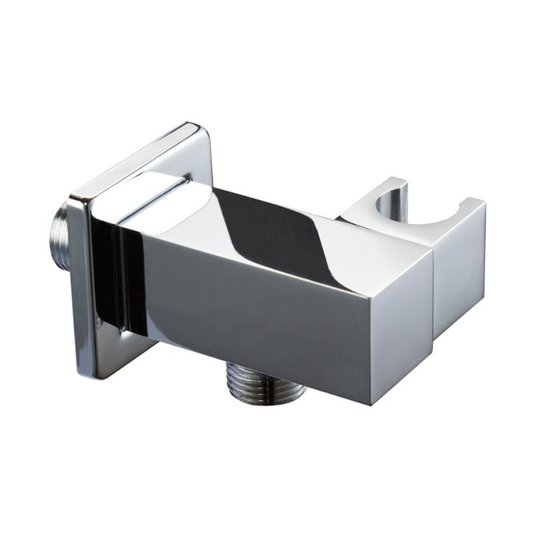 Тримач ручного душа з виходом для шланга Treemme Shower and Thermostatic, хром (ITRTGA135CC) Treemme Коллекция Shower and Thermostatic 