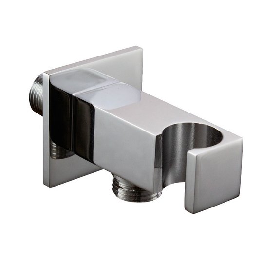 Тримач ручного душа з виходом для шланга Treemme Shower and Thermostatic, хром (ITRTGA117CC) Treemme Коллекция Shower and Thermostatic 