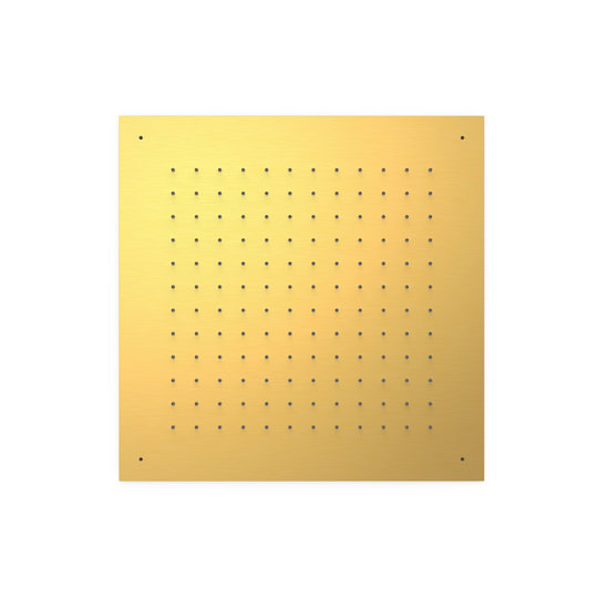 Верхний встраиваемый душ 500x500 мм Tres Showers Head, золото матовый (134951OM) Верхние души Золото матовый