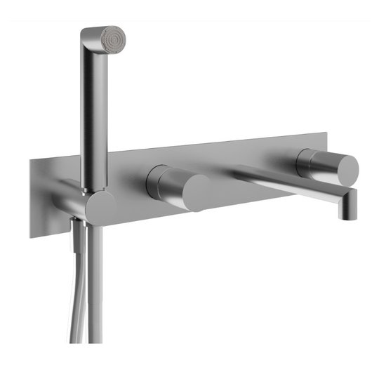 Смеситель для ванны скрытого монтажа Treemme 28mm, нержавеющая сталь (RWIT3BD7IS01) Для ванны, Для душа Нержавеющая сталь