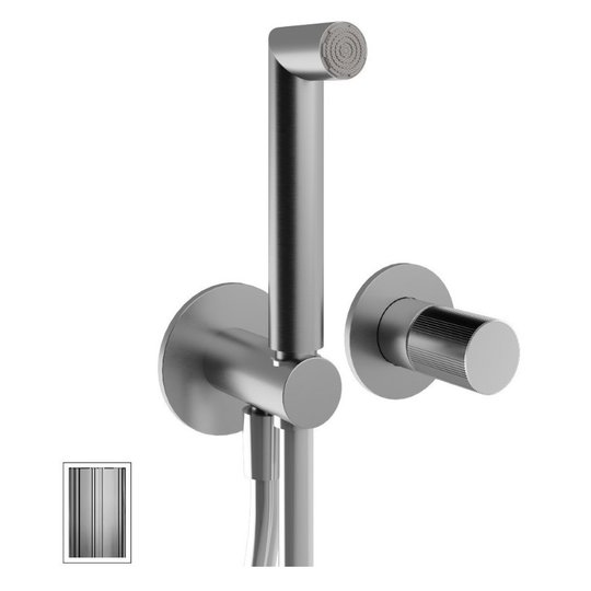 Смеситель для ванны скрытого монтажа Treemme 28mm, нержавеющая сталь (RWIT3BD4ISG1) Для ванны, Для душа Нержавеющая сталь