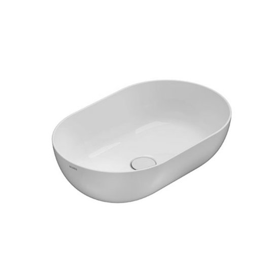 Керамічна раковина 54 см Globo T-Edge, білий (B6O54BI) На стільницю, На тумбу 
