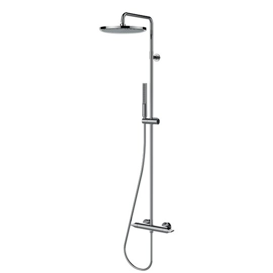 Термостатическая душевая система Bossini Apice, хром (L10507-030) Душевые стойки Хром