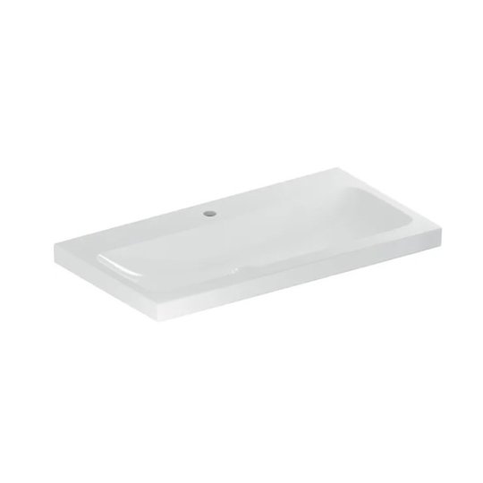 Умывальник без перелива 900 мм Geberit iCon Light, белый (501.836.00.5) На стільницю, Підвісні 
