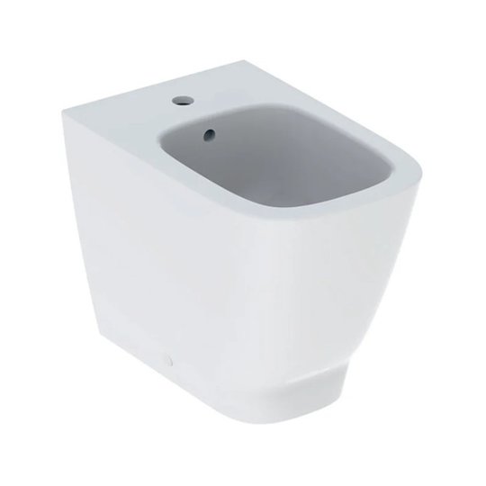 Напольное биде приставное к стене Geberit Smyle Square, белый (500.841.00.1) Напольные Белый