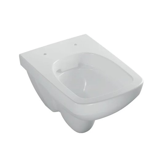 Унитаз подвесной безободковый, Rimfree, без крышки Geberit Selnova Compact, белый (500.280.01.1) Подвесные 