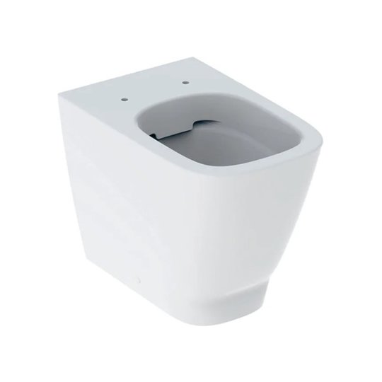 Унітаз підлоговий безободковый, без бачка, Rimfree, без кришки Geberit Smyle Square, білий (500.840.00.1) Підлогові 