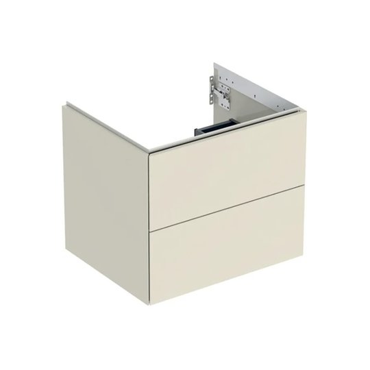 Тумба подвесная 592 мм с 2-мя ящиками Geberit ONE, песочно-серый (505.261.00.4) Geberit Тумбы