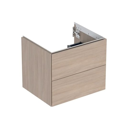 Тумба подвесная 592 мм с 2-мя ящиками Geberit ONE, дуб (505.261.00.5) Geberit Тумбы